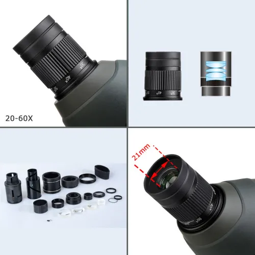 Зрительная труба SVBONY SV411 20–60x80 WP со штативом
