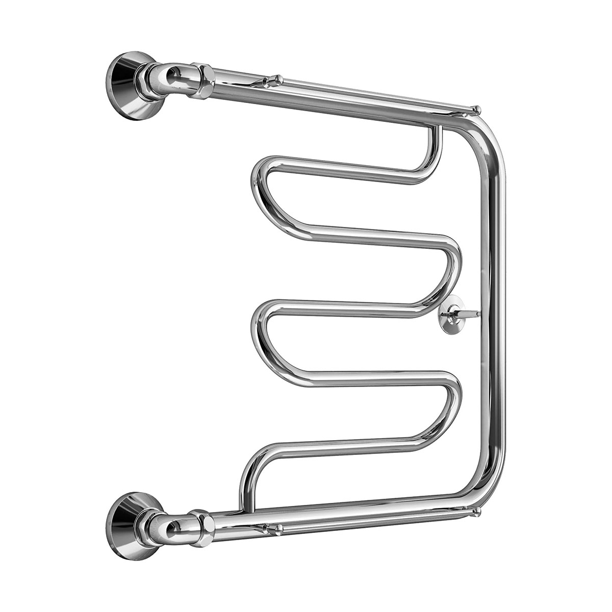 Полотенцесушитель водяной вид 27 "фокстрот" 500*500 (хром) (1) "маргроид"