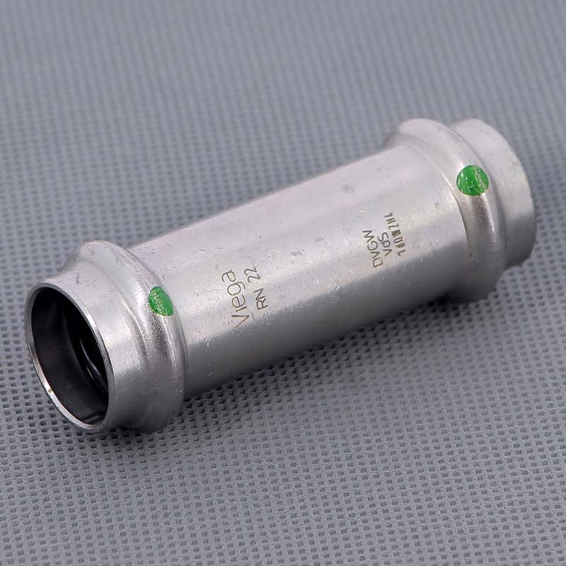 Муфта пресс надвижная 22 нержавеющая сталь Sanpress Inox VIEGA