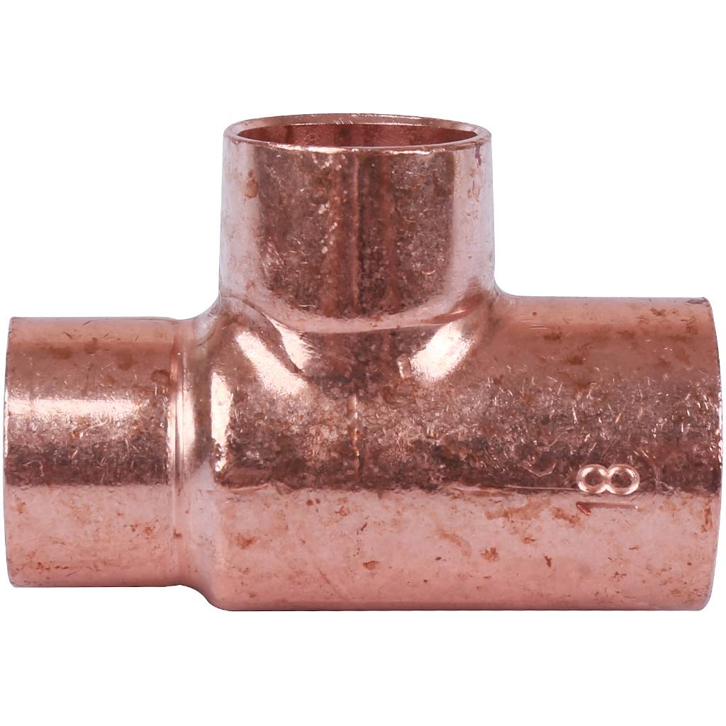 Тройник переходной 18х15х15 мм медный под пайку SANHA 15130181515
