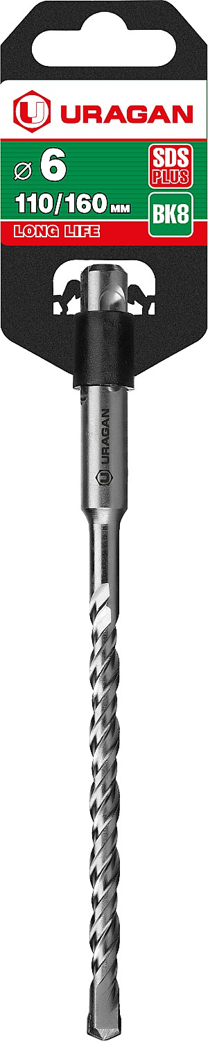 URAGAN 6 х 160 мм, SDS-plus бур (29311-160-06)