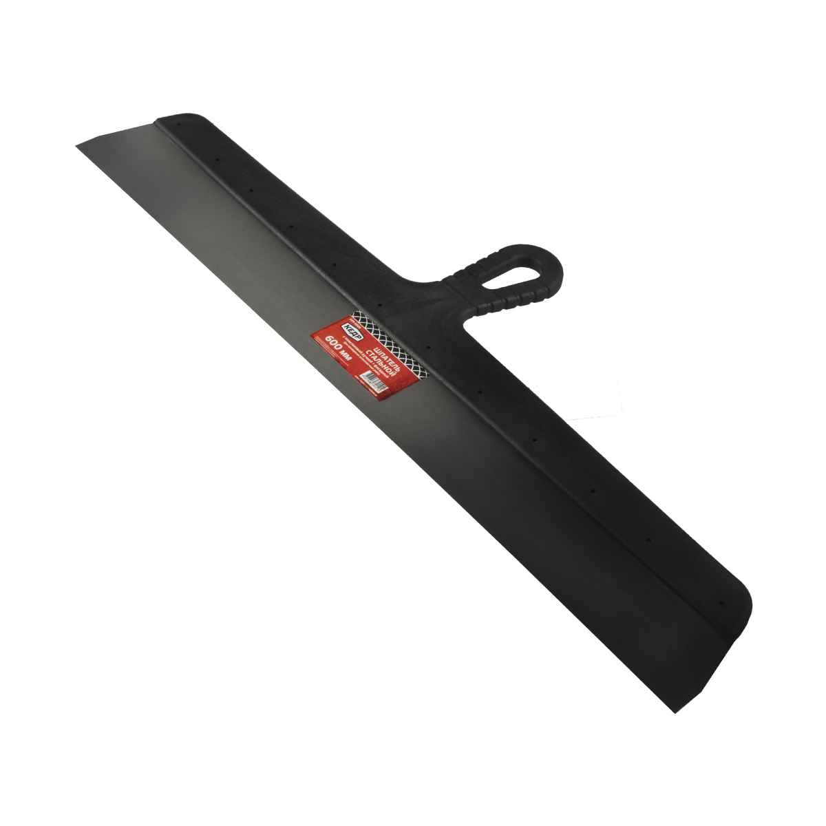 Шпатель фасадный стальной  600 мм пластм. ручка (12/60) "кедр"  039-0600