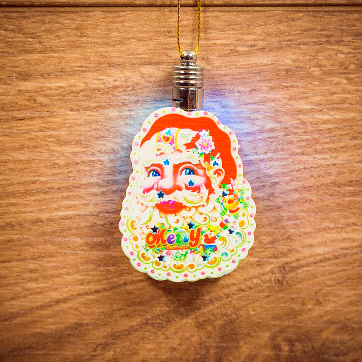 Фигурка светодиод. "санта клаус" 8*6 см, разноцв. (1/960) "neon-night" 501-100