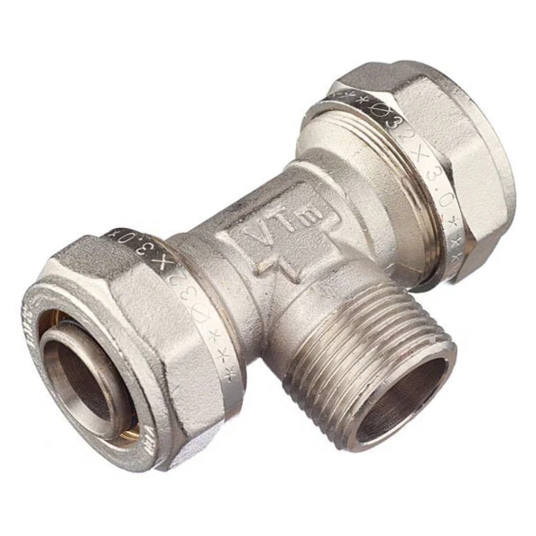 Тройник с переходом на наружную резьбу 32 мм х 1 1/4" VALTEC