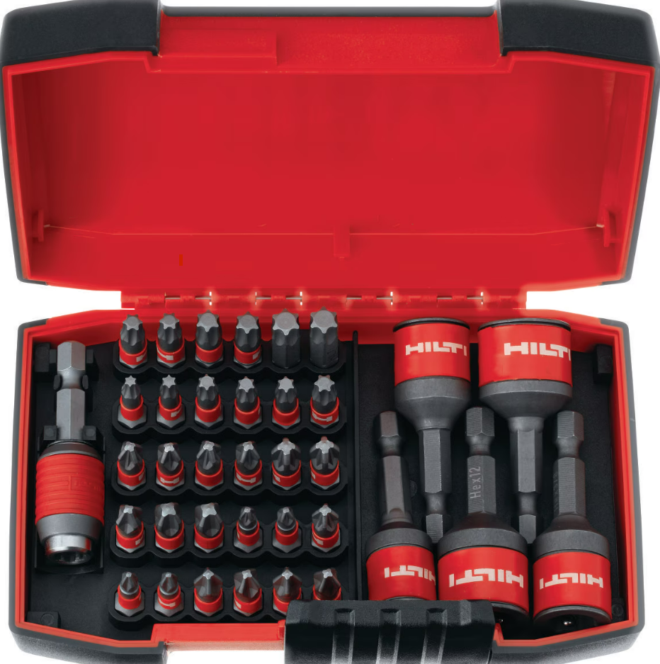 НАБОР НАСАДОК БИТ ТОРСИОННЫХ ДЛЯ ОТВЕРТОК HILTI S-BSP+ 25/1 35 штук 2039199