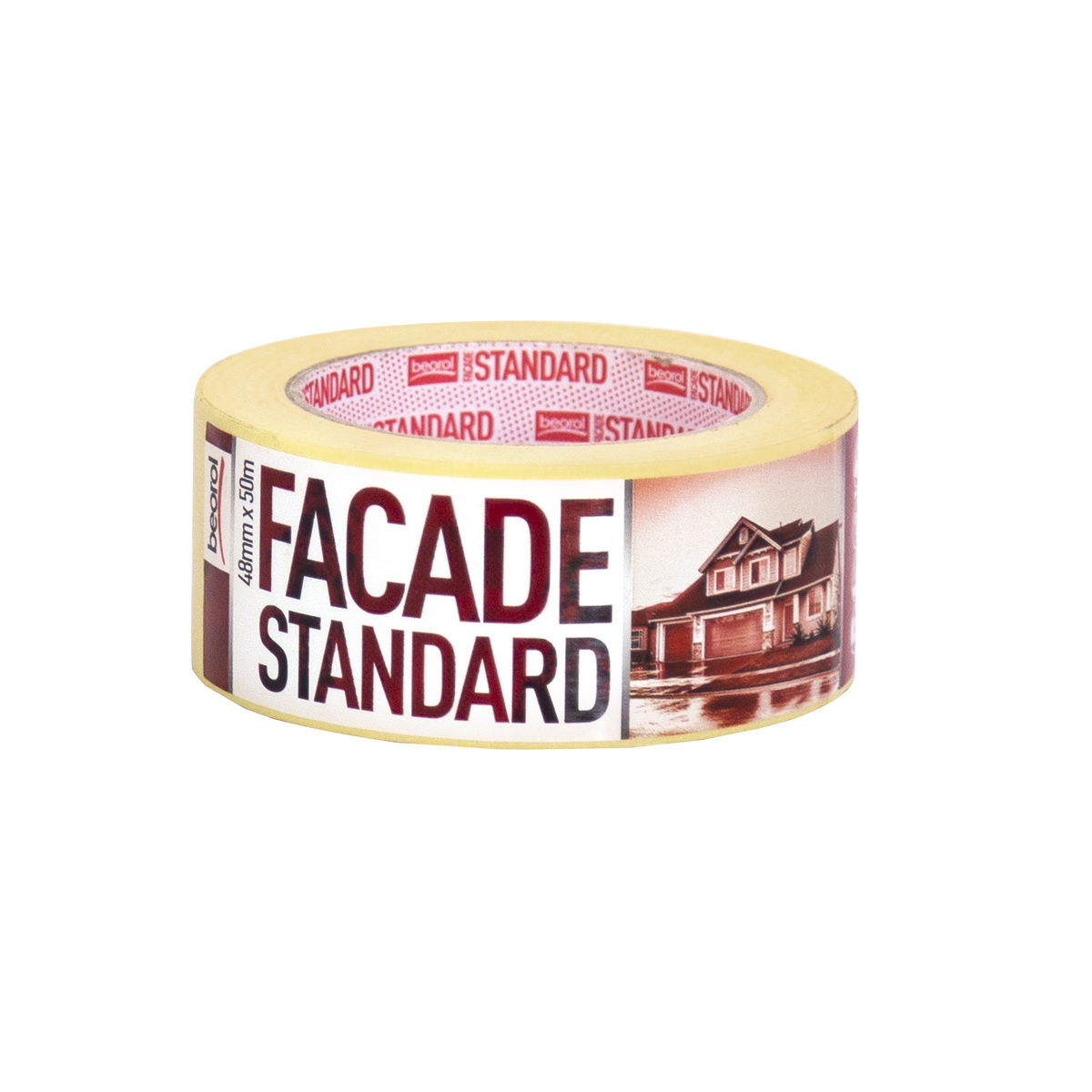 Скотч малярный "facade standard" 48 мм х 50 м (1/36)  "beorol"
