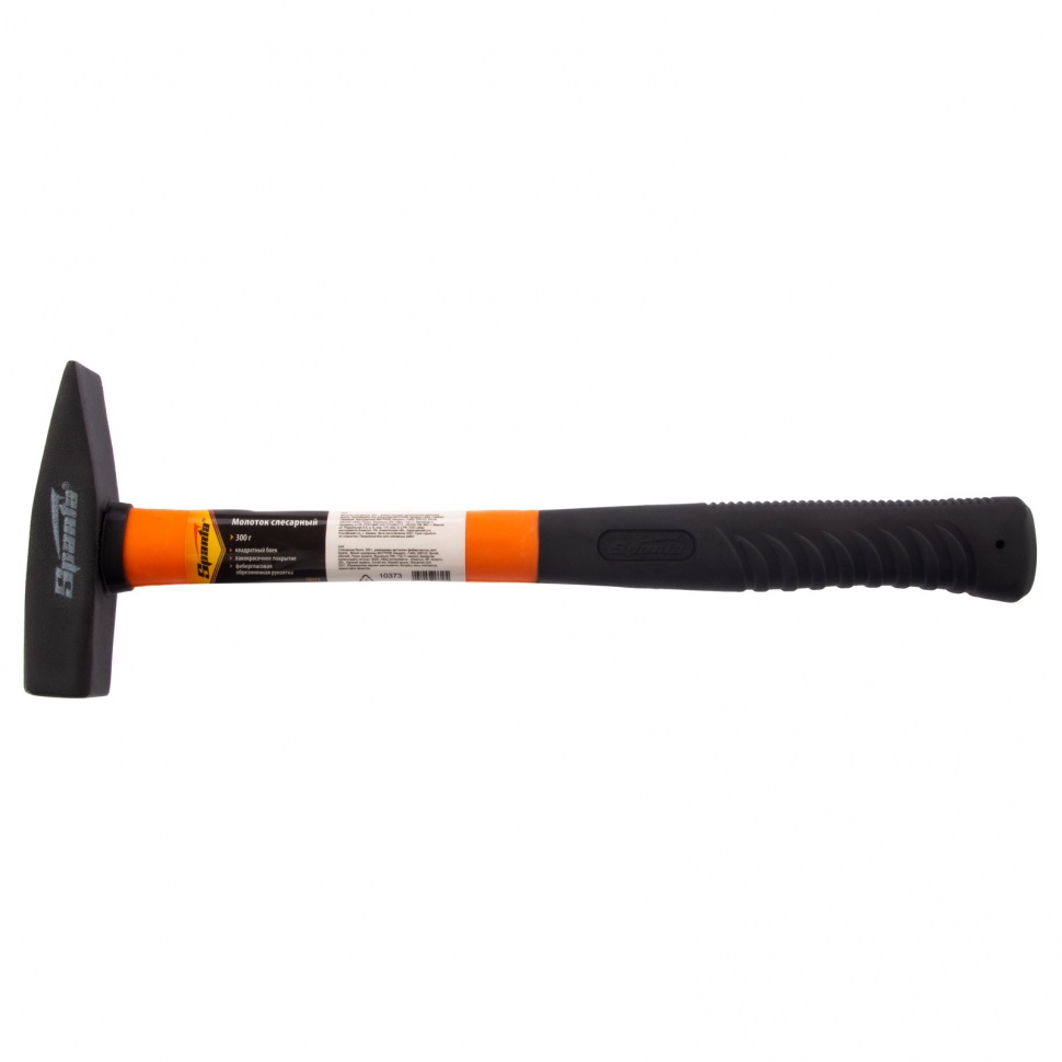 Молоток слесарный, 300 г, фибергласовая обрезиненная рукоятка Sparta (10373)