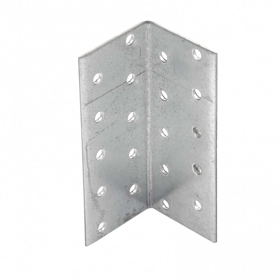 Крепежный уголок равносторонний 2 мм, KUR 40 x 40 x 100 мм Сибртех (46418)