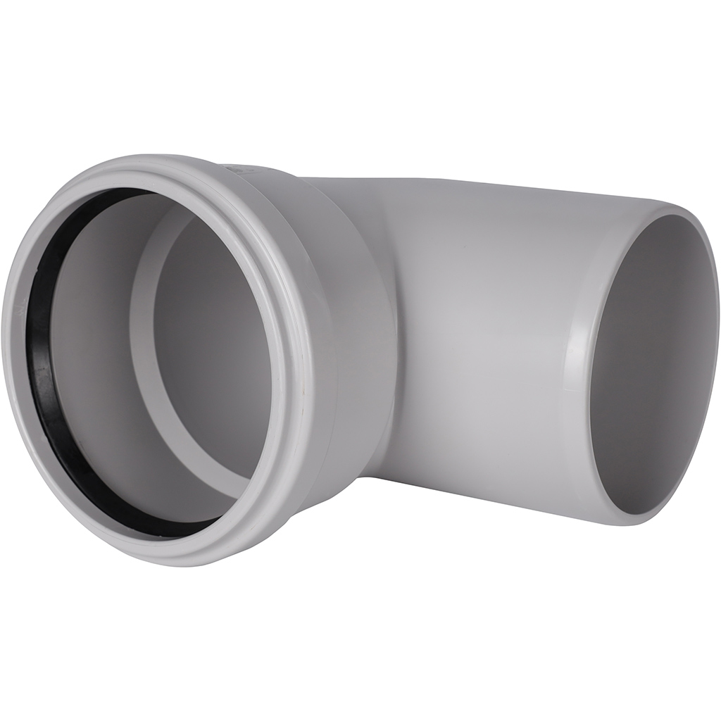 Отвод 87,5° канализационный бесшумный D = 110 мм STOUT