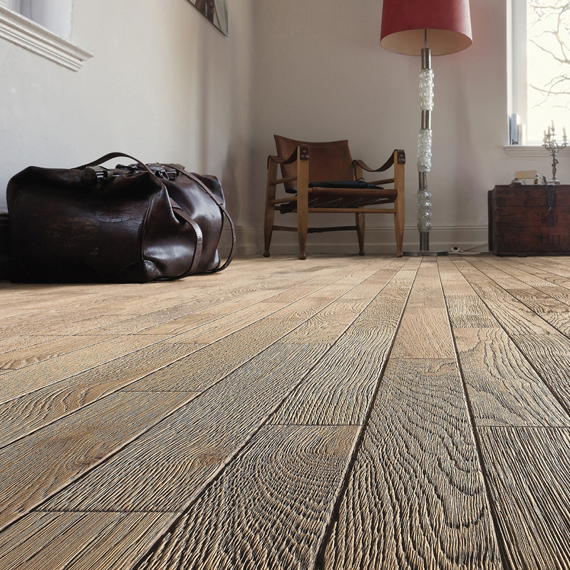 Паркетная доска Haro Series 4000 (5G) 532982 Дуб Табакко-Серый Терра Ретро структурированный 3D брашированный трехполосный2200 x 180 x 13.5мм