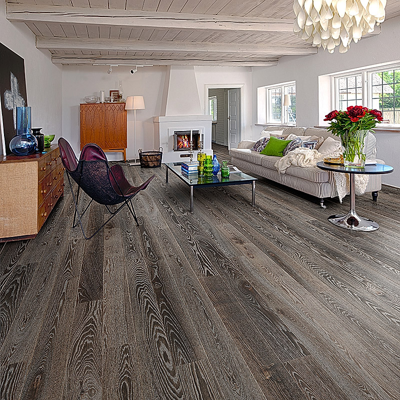 Паркетная доска Karelia Дуб Стори Кантри Вижн масло однополосный Oak Story 138 Country Vision 1S