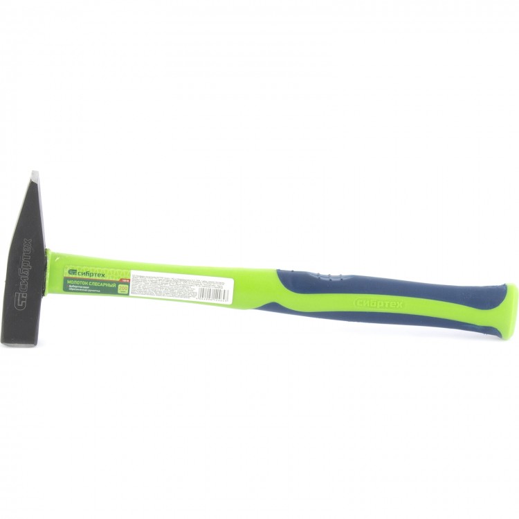 Молоток слесарный, 200 г, фибергласовая обрезиненная рукоятка Сибртех (10318)