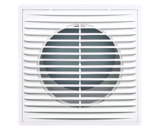 Решетка вентиляц. разъемная  150 х 150 мм пласт. (1/50) "эра"  1515п