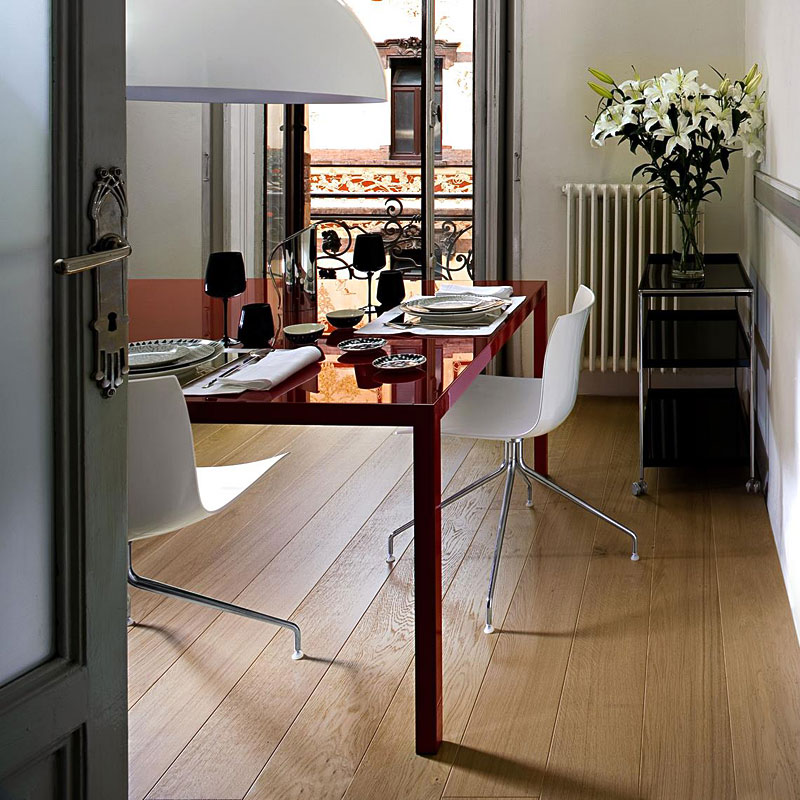 Паркетная доска Kahrs Original Коллекция Новая Классика Дуб Новая Классика Белый матовый лак однополосный ORIGINAL OAK WHITE 1S