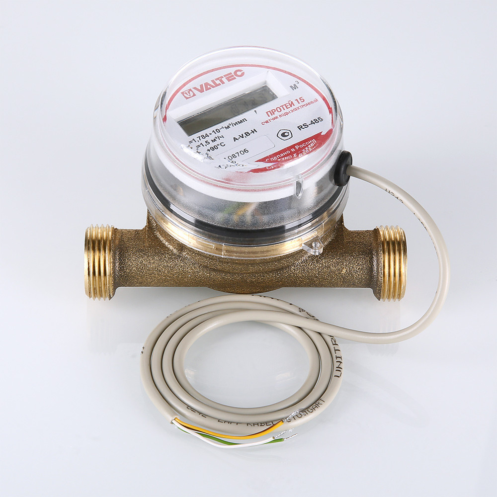 Водосчетчик универсальный с беспроводным интерфейсом передачи данных LoRa VALTEC L=110 1/2"