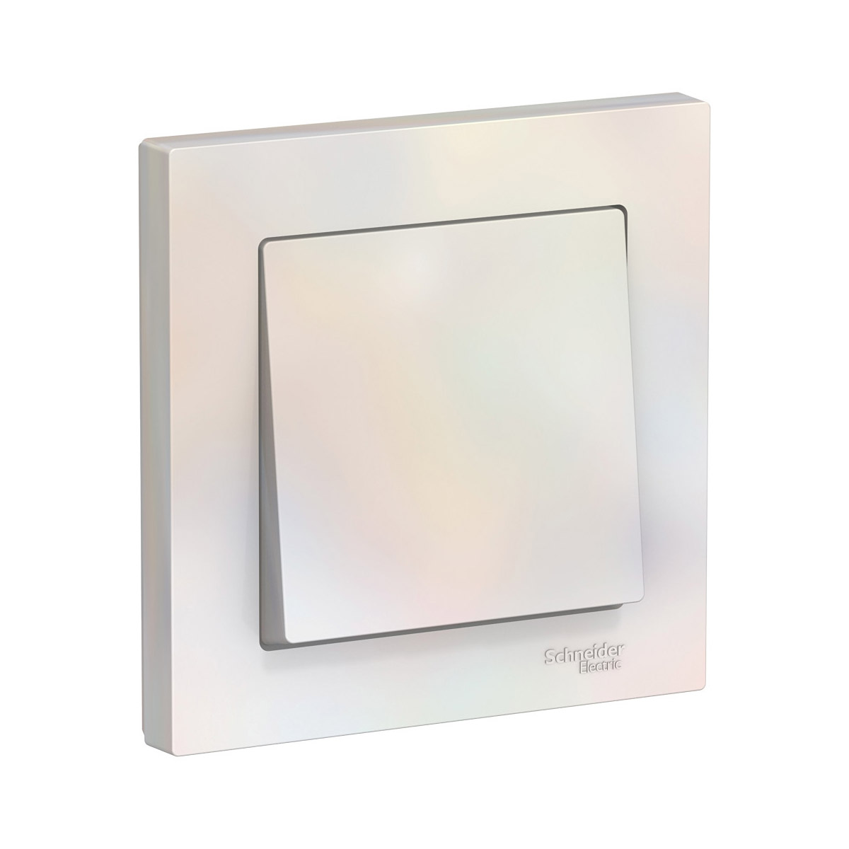 Выключатель "atlasdesign" 1 кл. 10а, жемчуг (1/10/60) "schneider"