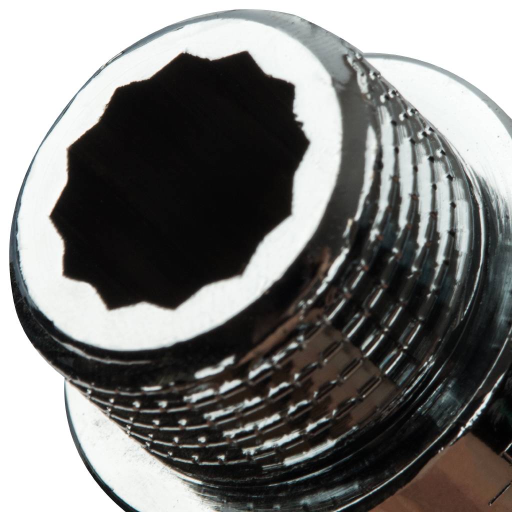 Удлинитель резьбовой ВН 1/2" x 55 мм хром STOUT