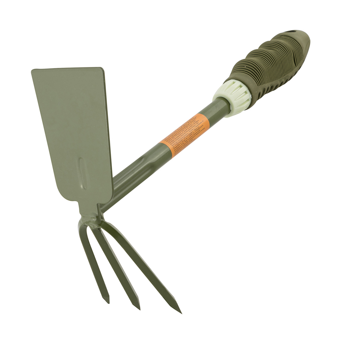 Мотыжка двойная 3 зуба 295 мм, пласт. ручка (1/24/48) "park" 2011