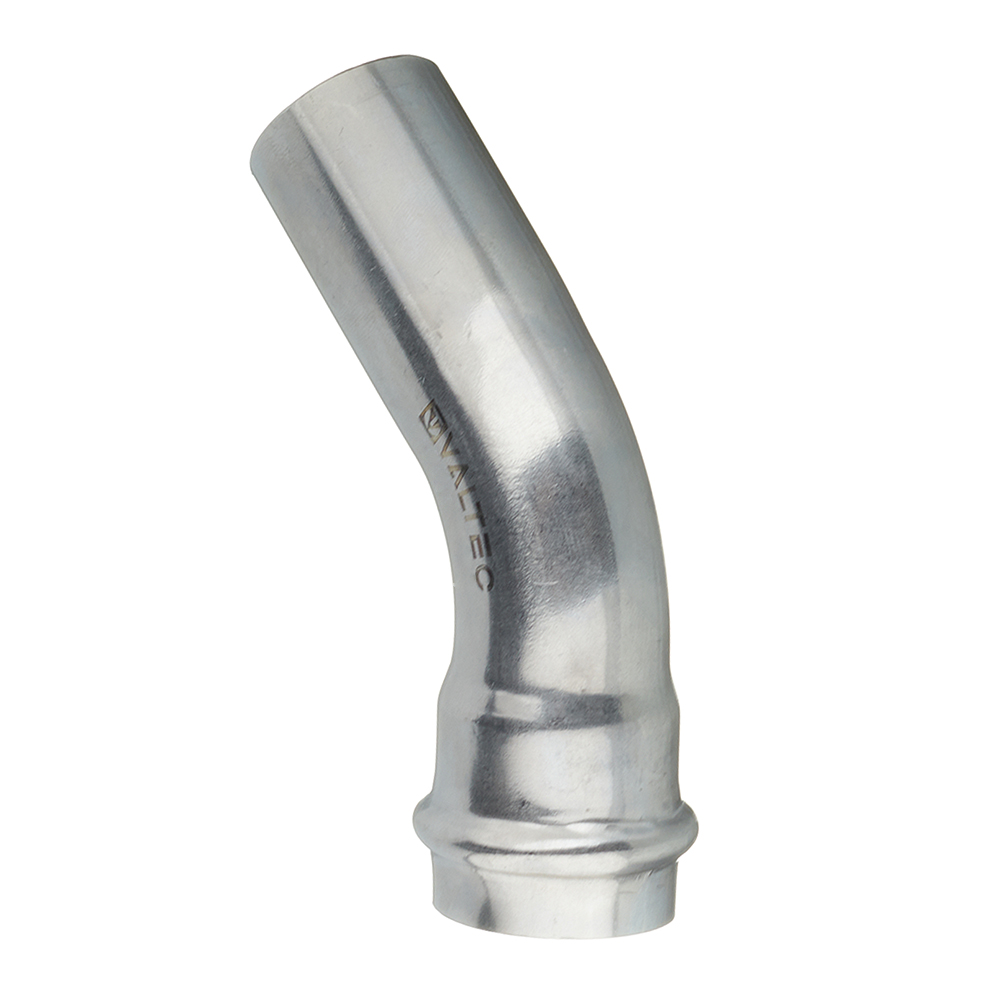 Угол пресс ВН 45' 42 нержавеющая сталь VALTEC