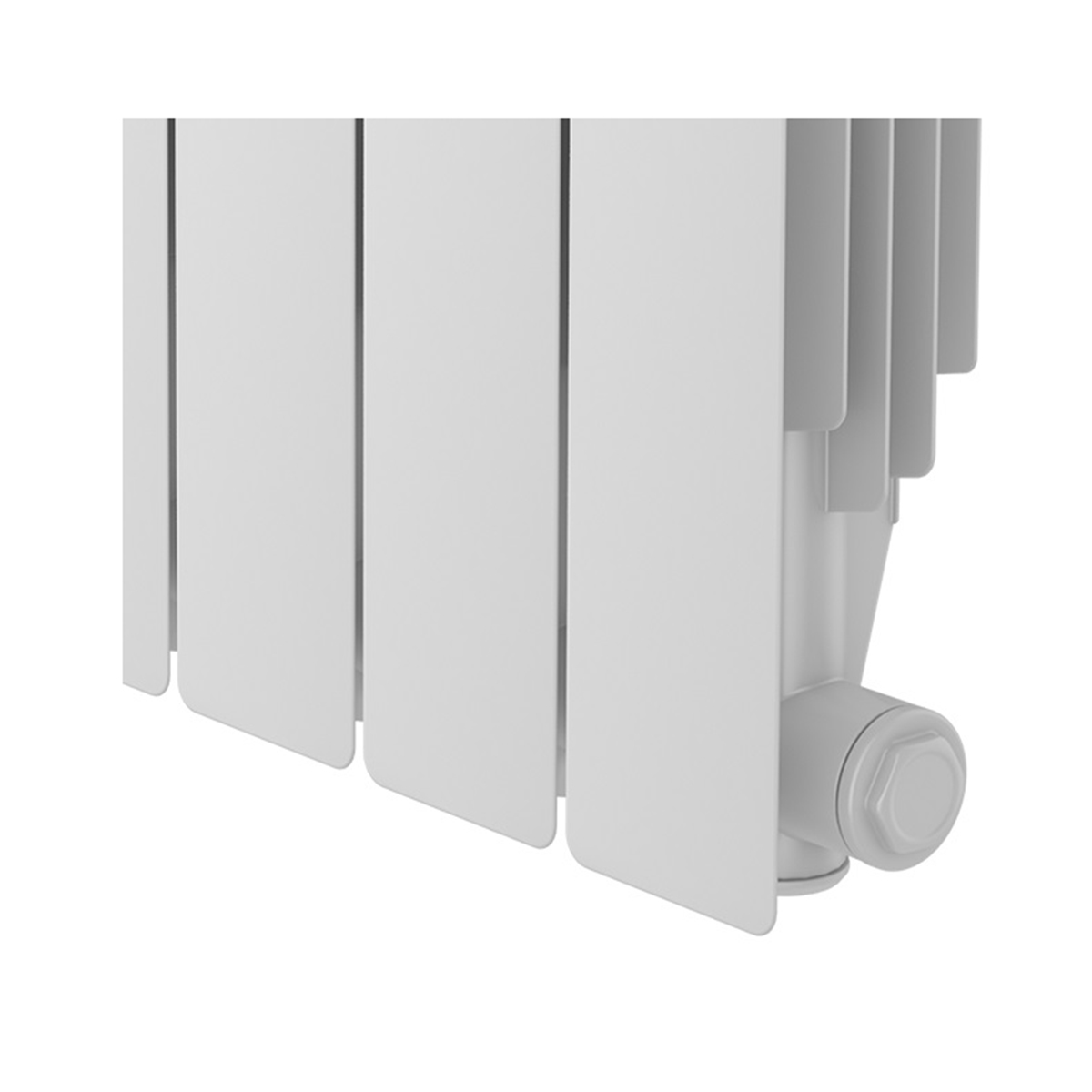 Радиатор алюмин. "revolution 500 2.0" 4 секции (1) "royal thermo"