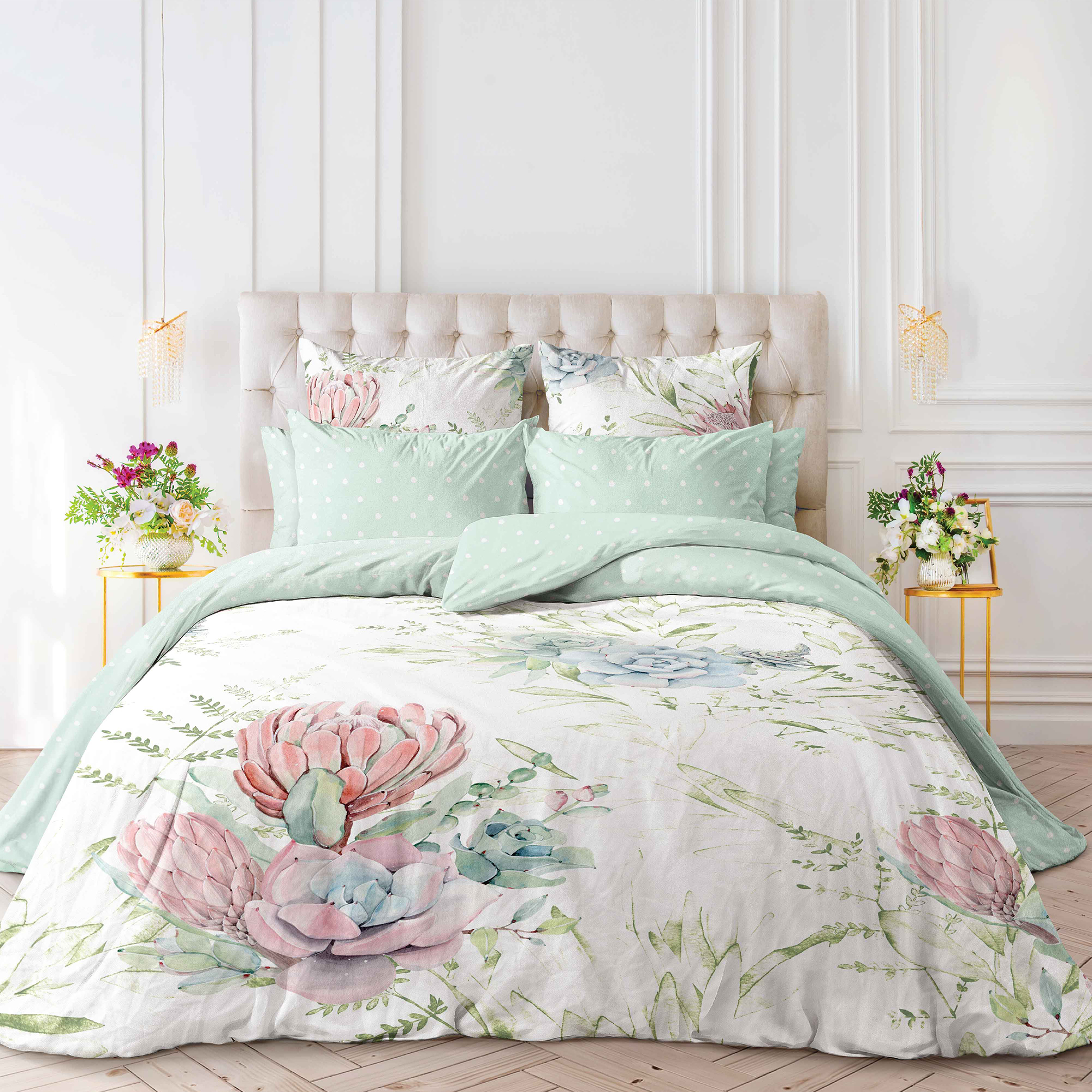 Постельное белье "verossa constante" delizia евро (перкаль роял) (1)