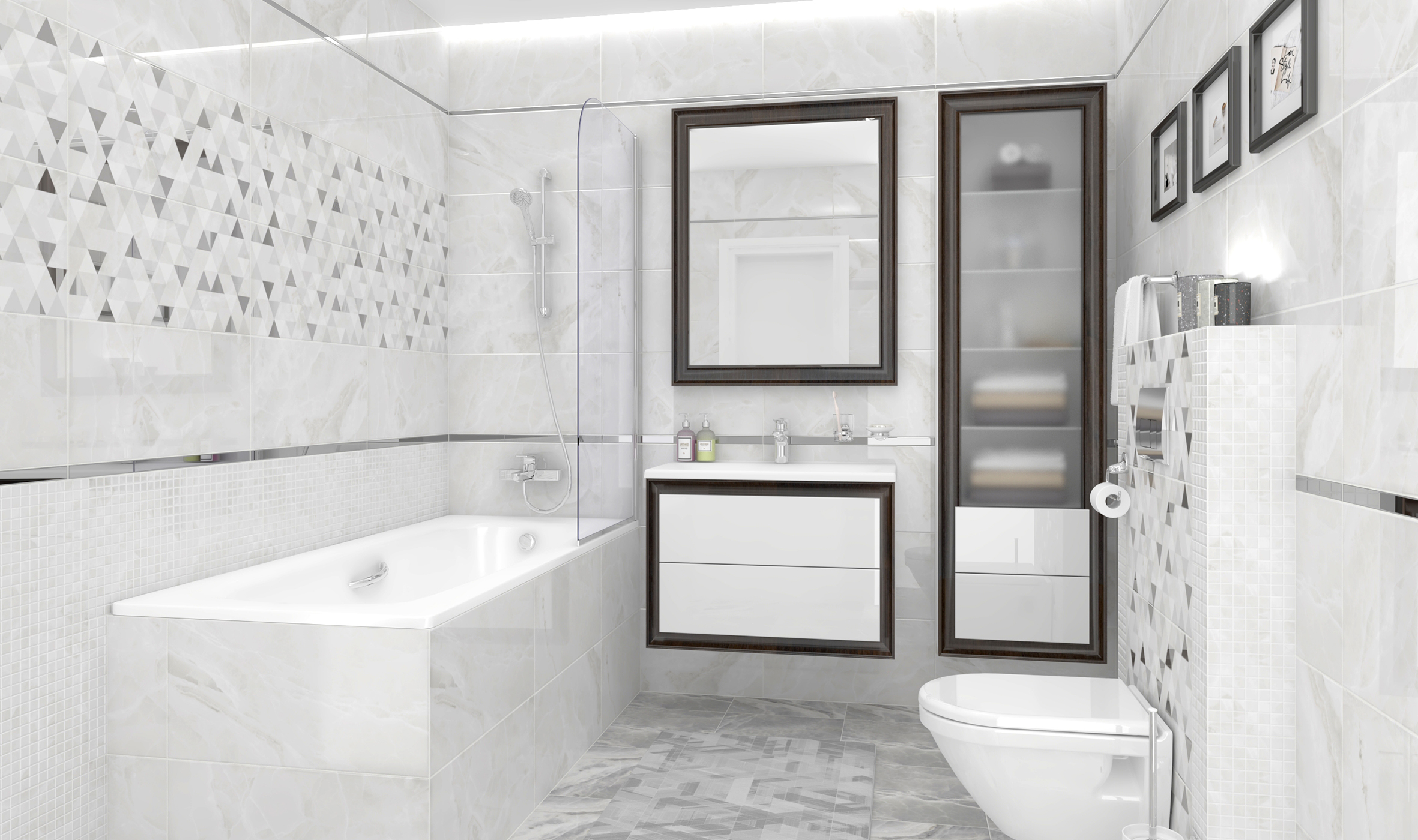 Plazma белый 30x60