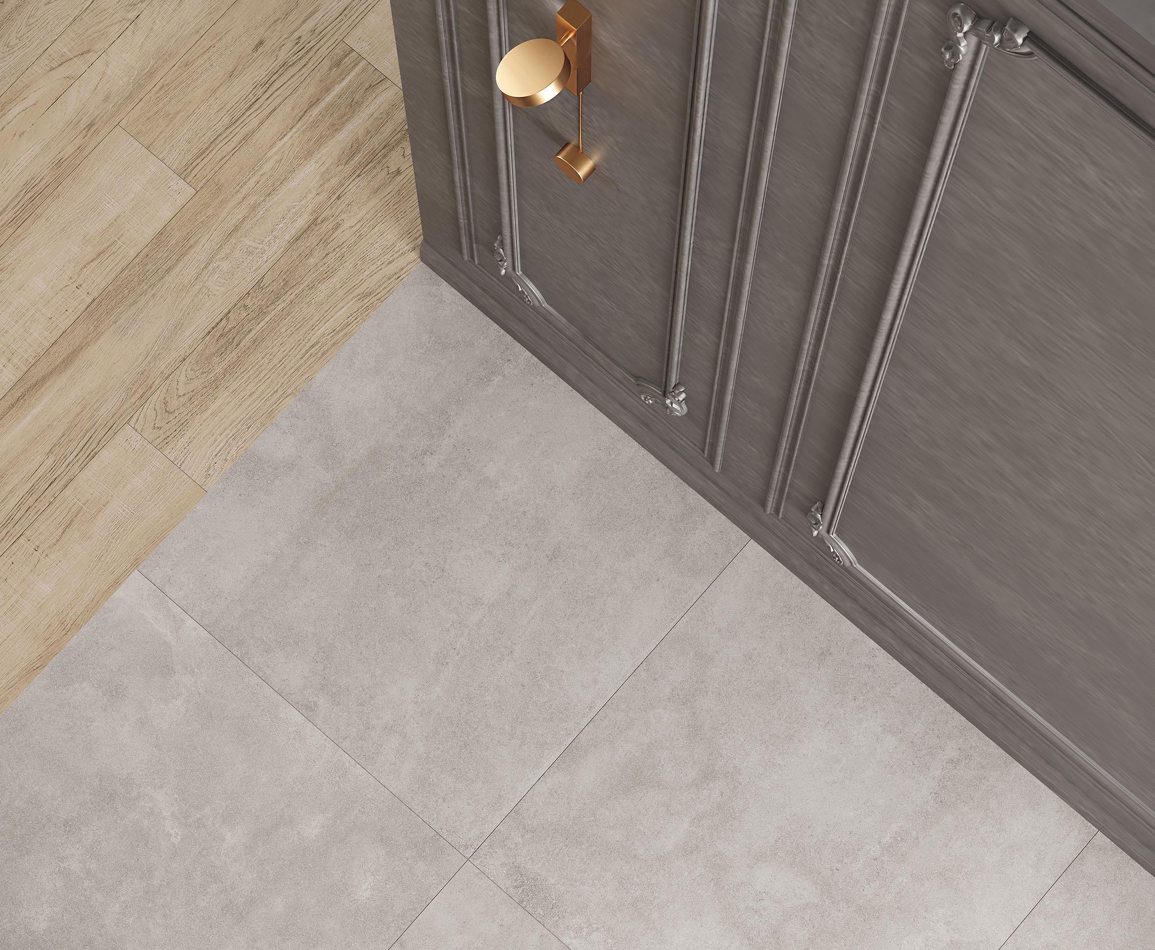 Tuscandy light grey керамогранит лаппатированный 80x80