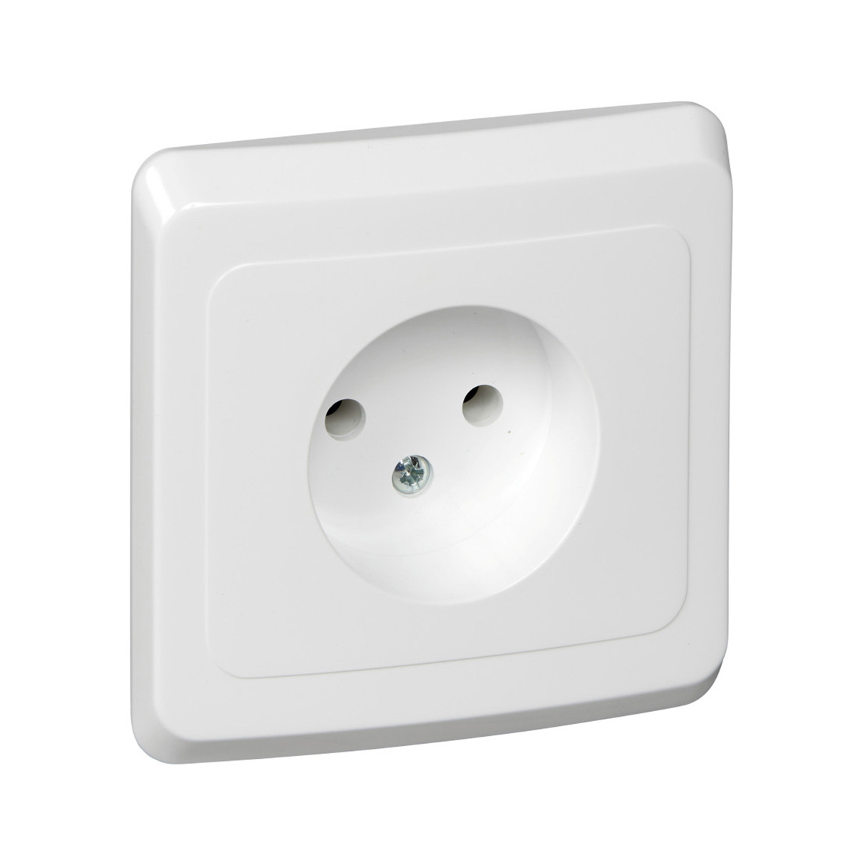Розетка "этюд" 1 местн. 16а, белый (1/20/120) "schneider"