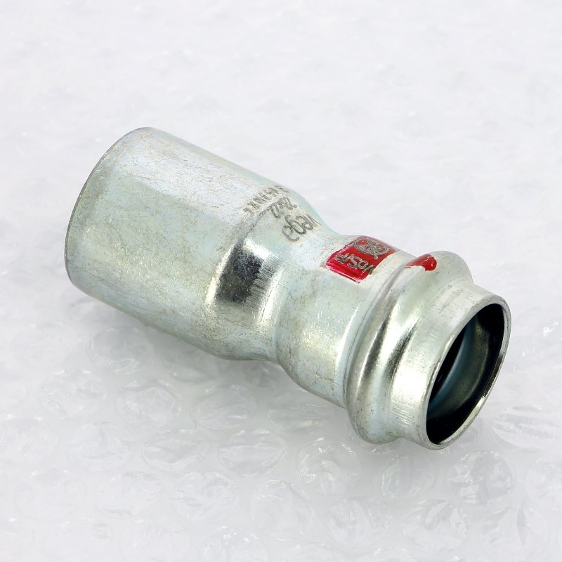 Муфта пресс 28x22 оцинкованная сталь Prestabo VIEGA