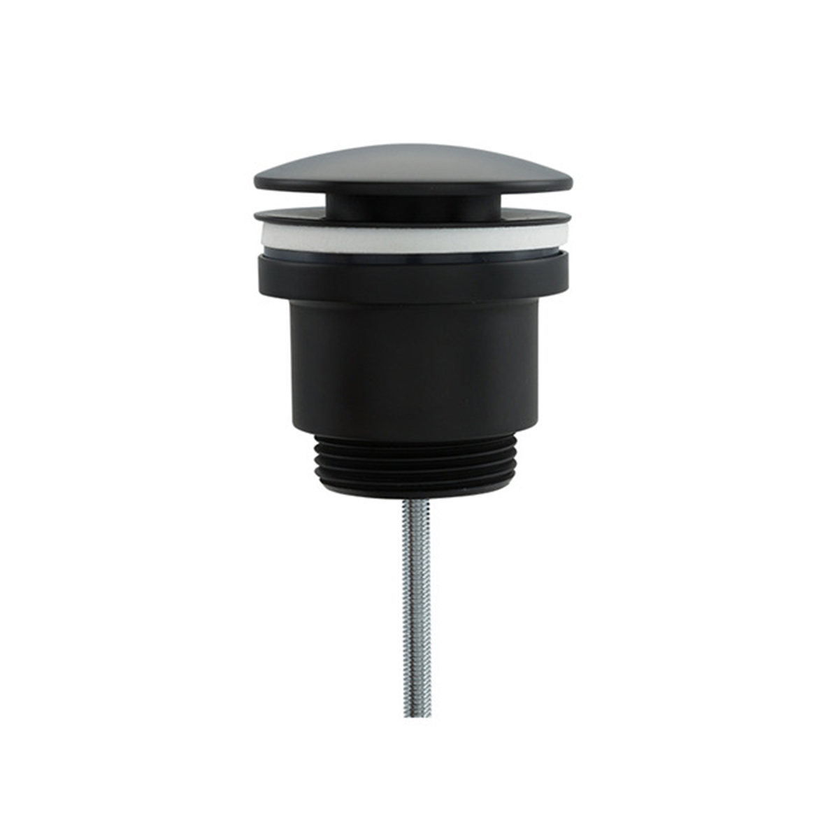 Клапан донный  f62-7 "click-clack" 1 1/4", черный (1/50) "frap"