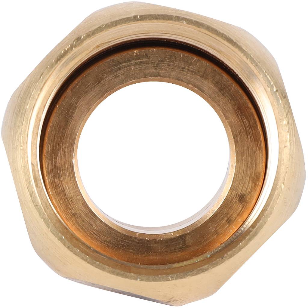 Муфта (американка) 18x3/4" (ВР) с накидной гайкой под пайку SANHA бронзовая 143591834