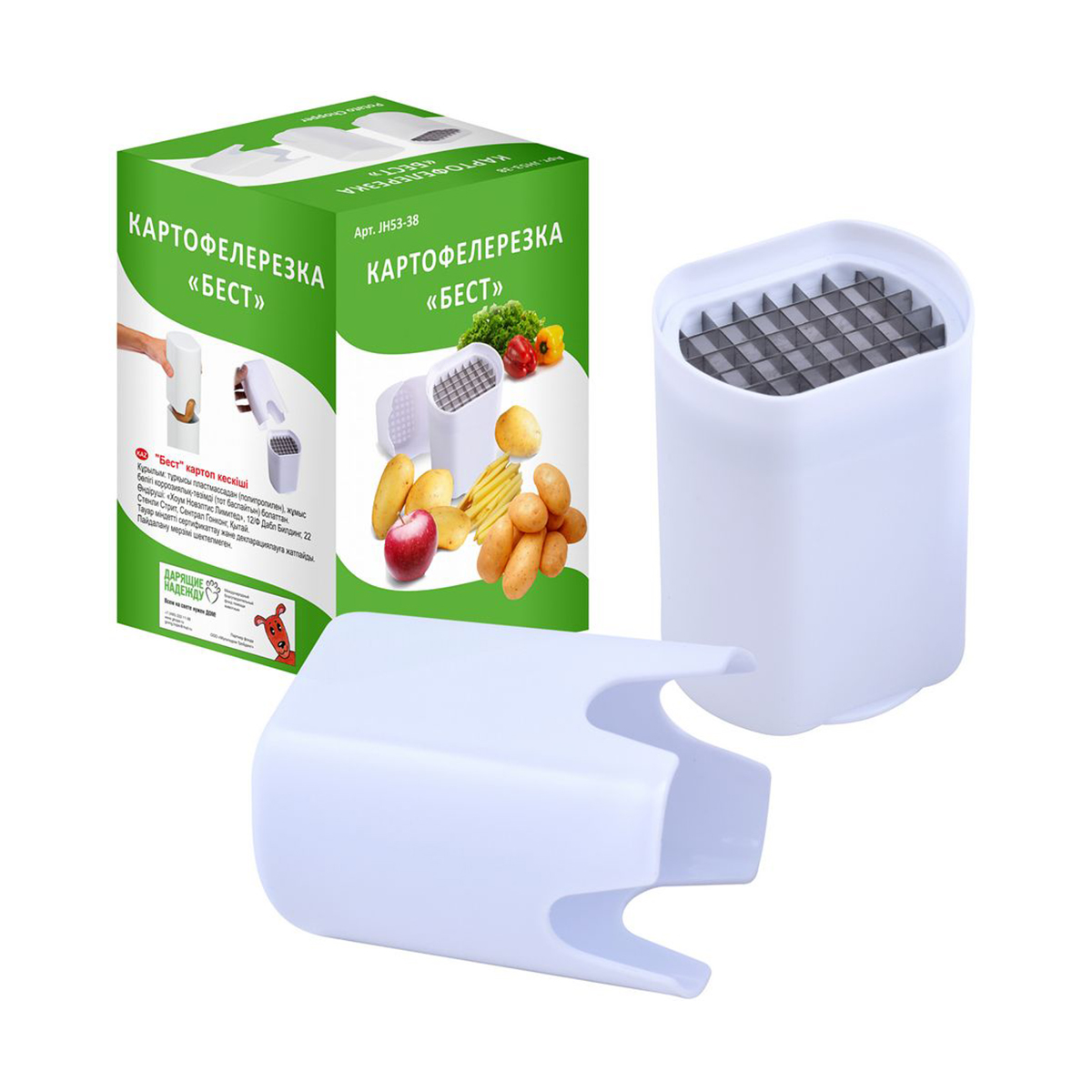 Картофелерезка "бест" (1/6/72) "мультидом" jh53-38