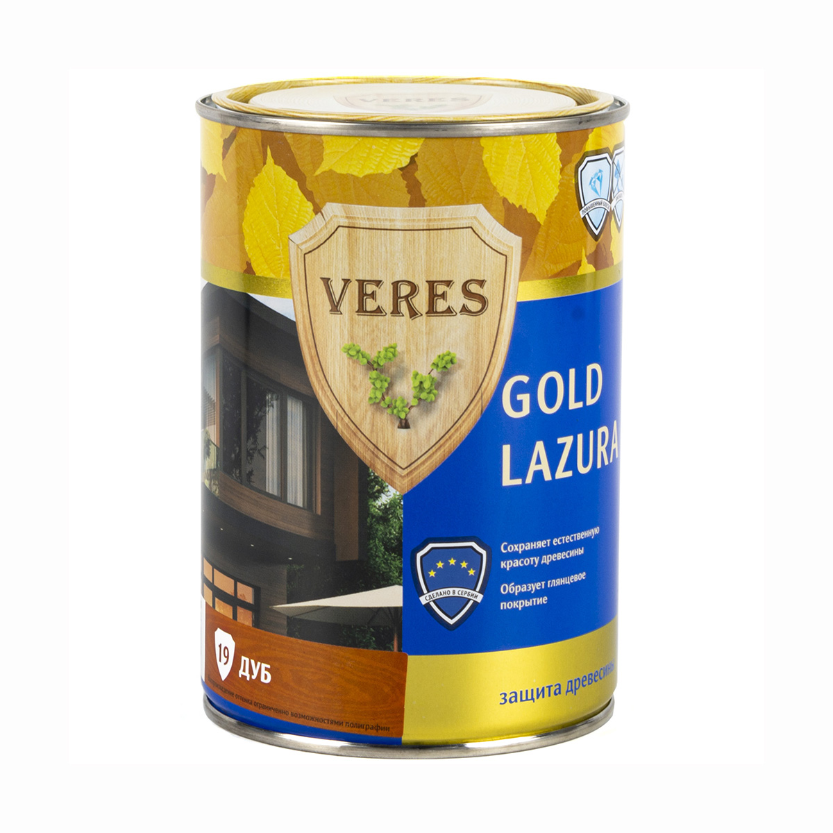 Верес gold №19 дуб  0,9 л (1/6) "veres"
