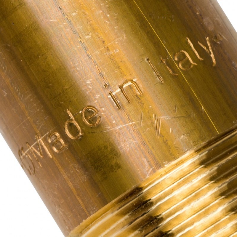 Сгон НР 3/4" 100 мм латунь STOUT