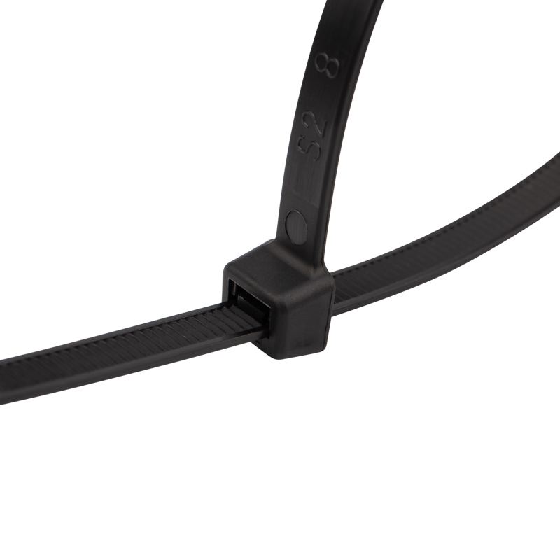 Хомуты нейлон 7,6 х 300 мм (набор 100 шт.), черные (1/5/50) "rexant" 07-0303