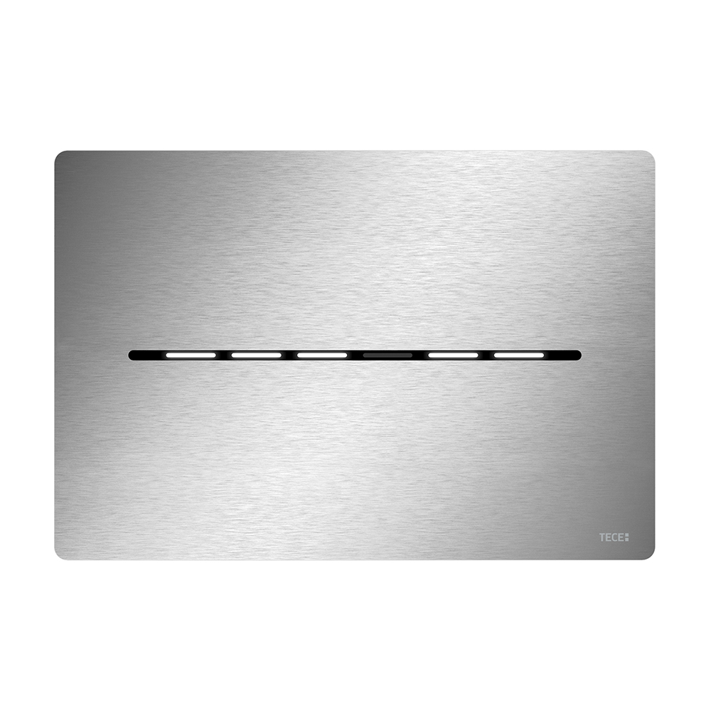 Металл. панель смыва TECEsolid бесконт. нерж сталь для инсталляции унитаза 220 x 150 x 6 мм
