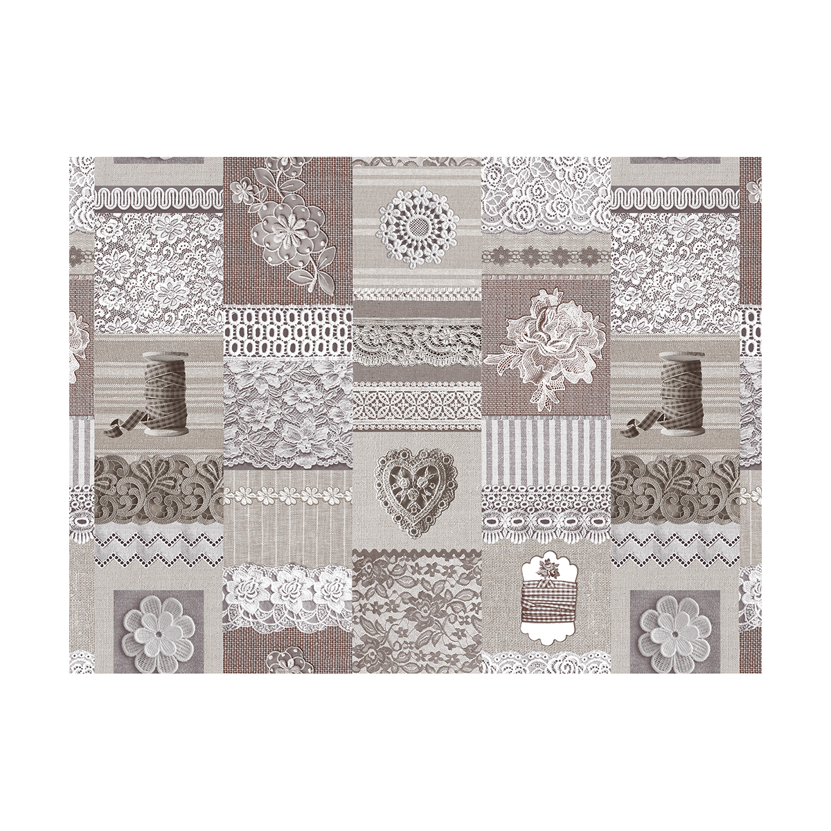 Клеенка пвх основа нетканая 135 см  рулон 20 м (1)  "major" 558/12 (персиковый)