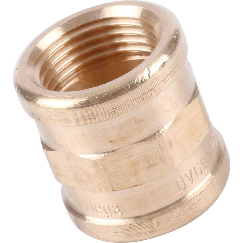 Муфта резьбовая (ВР) 1/2" бронза VIEGA (266585)