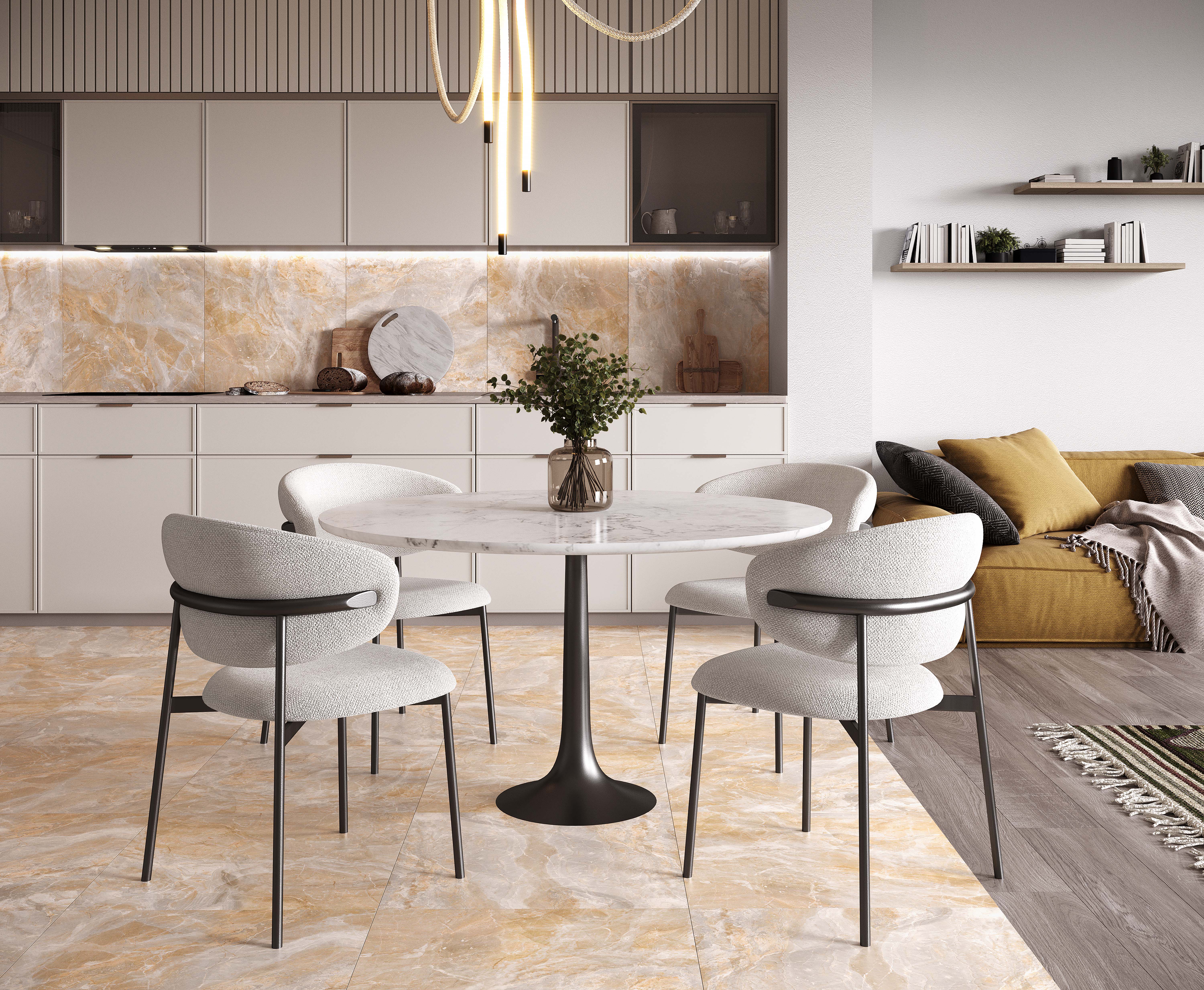 Jasper керамогранит серый 60x60