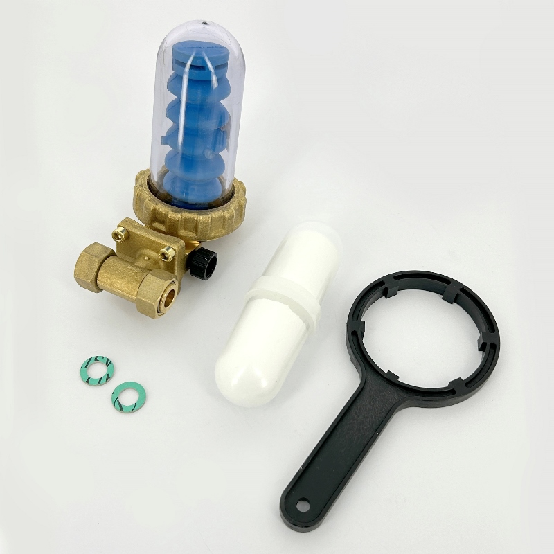 Система антинакипи ATLAS FILTRI DOSAPLUS 2 1/2" прямой, с байпасом, 2 капсулы полифосфата