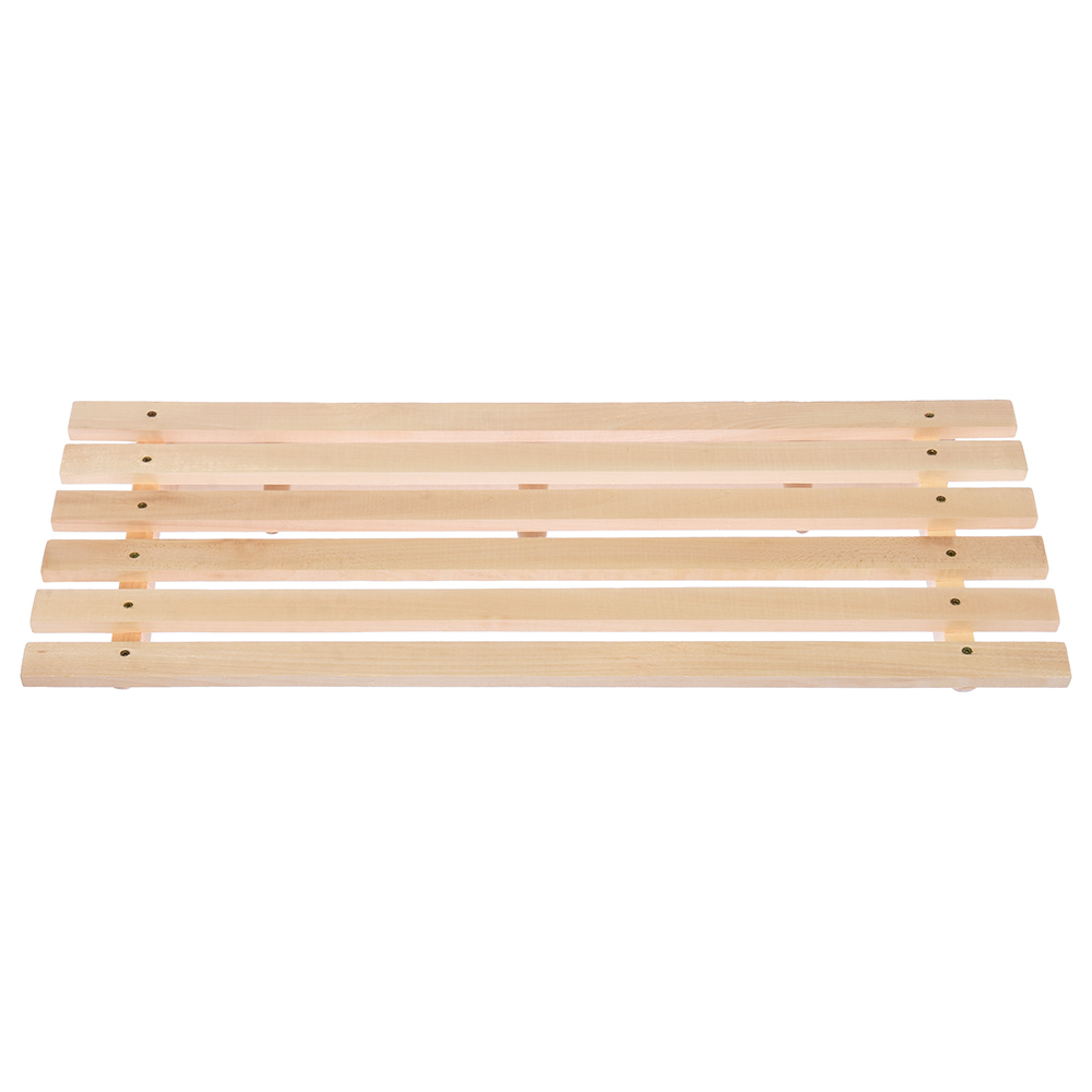 Вешалка настенная с полкой (3 крючка) 60*28*10 см, липа (1/5) "банные штучки" 32008