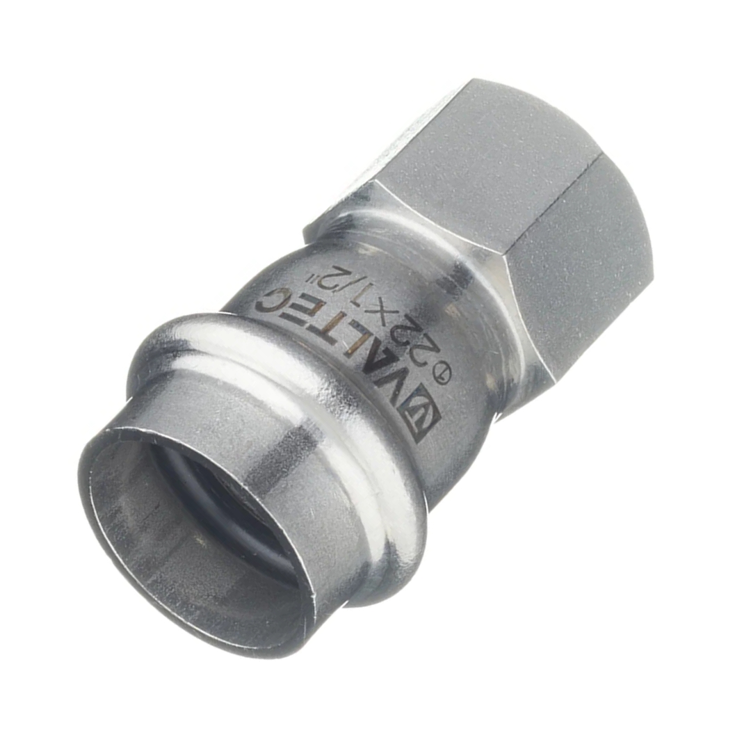 Муфта пресс-В 22 мм х 1/2" нержавеющая сталь VALTEC