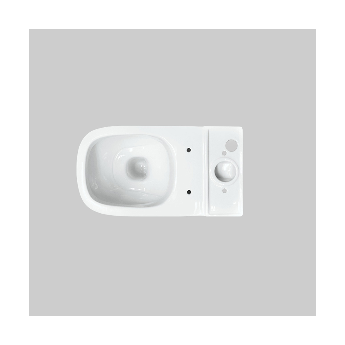 Унитаз напольный "quadro slim" белый "sanita luxe"  wc.cc/quadro/2-slimdm/wht.g/s1