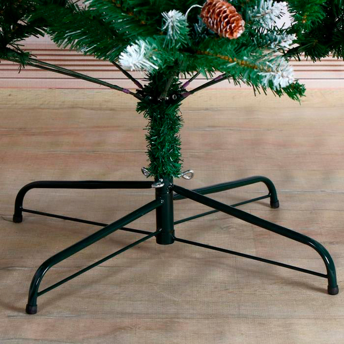 Ель декор. "шик" 240 см, 1496 веток (зеленая с инеем) "зимнее волшебство" 185424