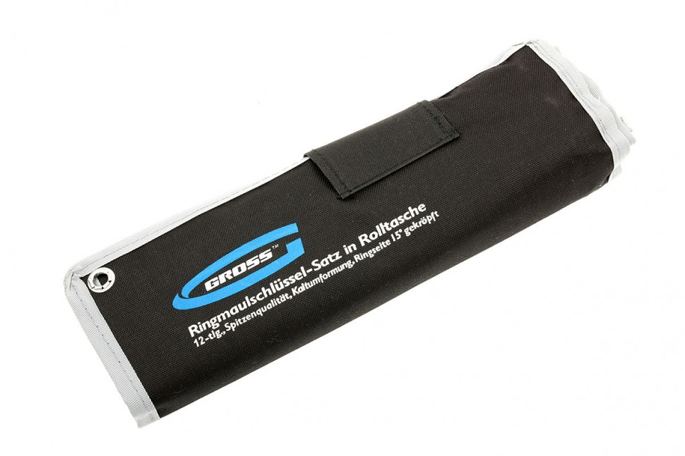 Набор ключей комбинированных 6-22 мм, 12 шт, CrV, холодный штамп Gross (15149)