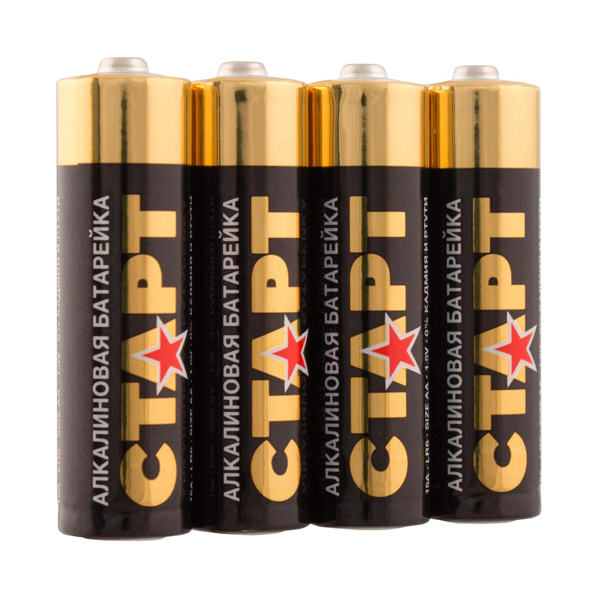 Батарейка "старт" lr6-sh4  тип аа (4 шт. в слюде) (10/180)