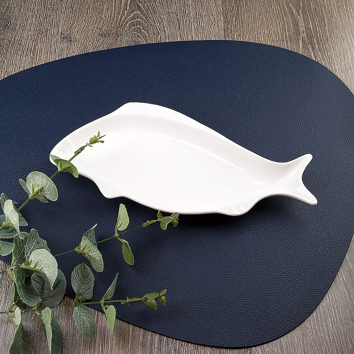 Блюдо сервировочное "маршмеллоу" 26*12*2,5 см, фарфор (5/20) "nouvelle home" 0530235