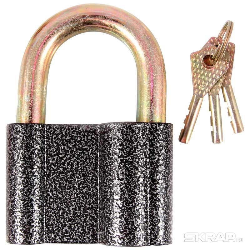 Замок навесной "park" ч/80  (1/12/48)