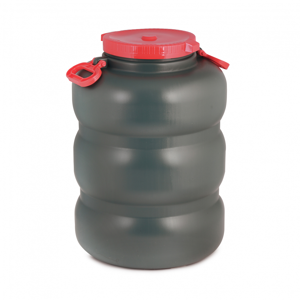 Канистра-бочка пласт. "байкал-эконом" 50 л с крышкой и ручками (1/4) "альтернатива" м8327