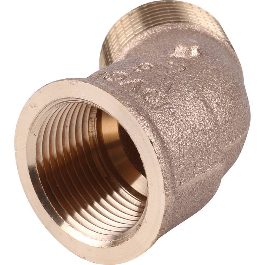 Угол резьбовой 45° ВН 3/4" бронза VIEGA (264185)